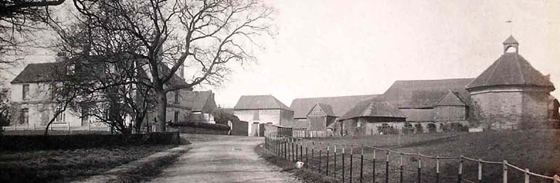 High House Purfleet Thurrock Essex England postcard c1920 heritage history Samuel Whitbread East India Company manorial farmstead docevote 17th century barn